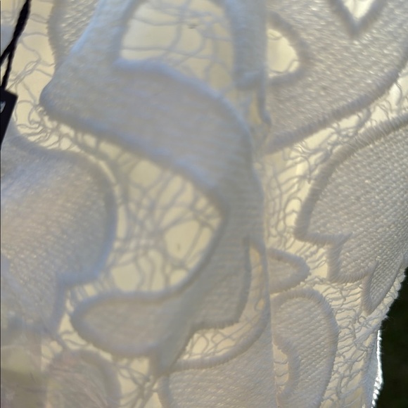 NWT Bardot Cream Sheath Dress Spaghetti Strap Wedding size 6 - Picture 9 of 11